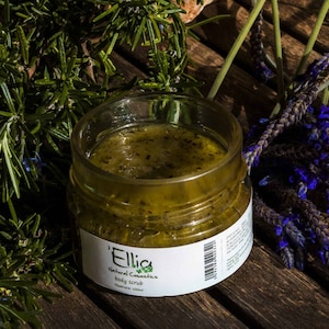 Body Scrub with Himalayan Salt and Olive Oil