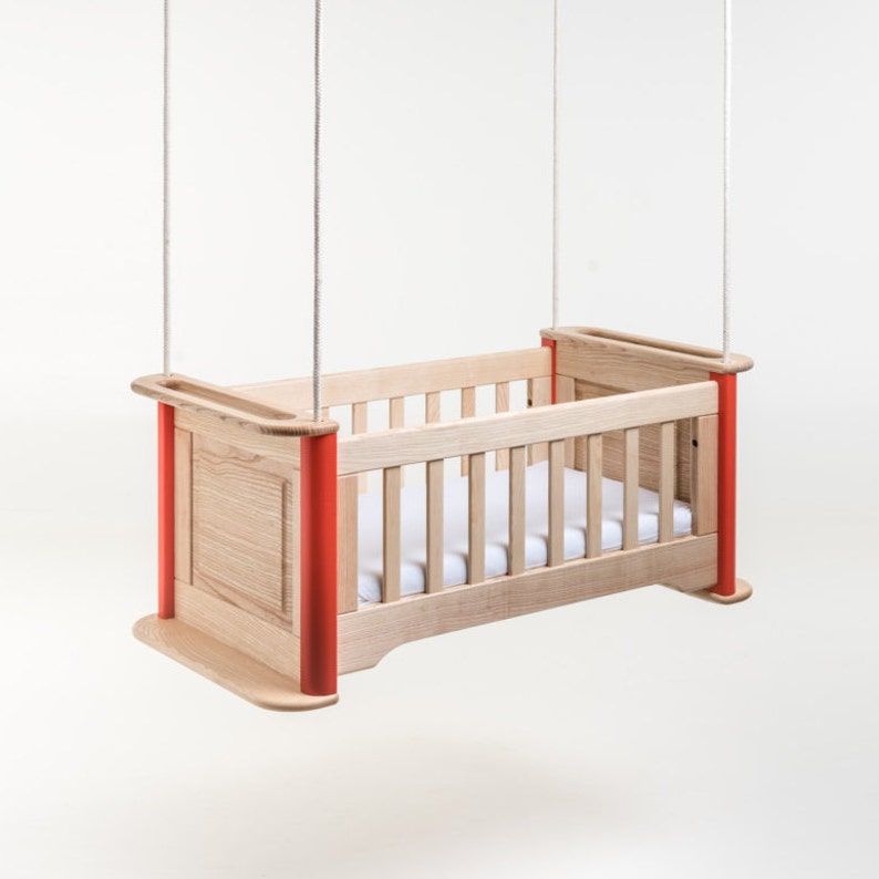 Hanging Cradle swing Hardwood Hanging Cradle Etsy