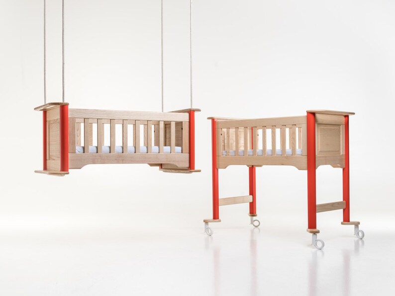 Hanging Cradle swing Hardwood Hanging Cradle Etsy