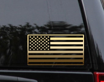 American Flag Decal Sticker USA Proud Patriotic Car Window Laptop Vinyl