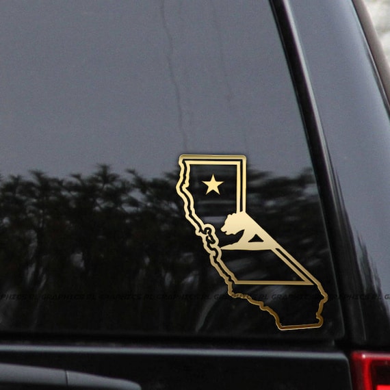California Decal Sticker Cali Home Love Map Flag Car Bumper Window Laptop Wall Vinyl
