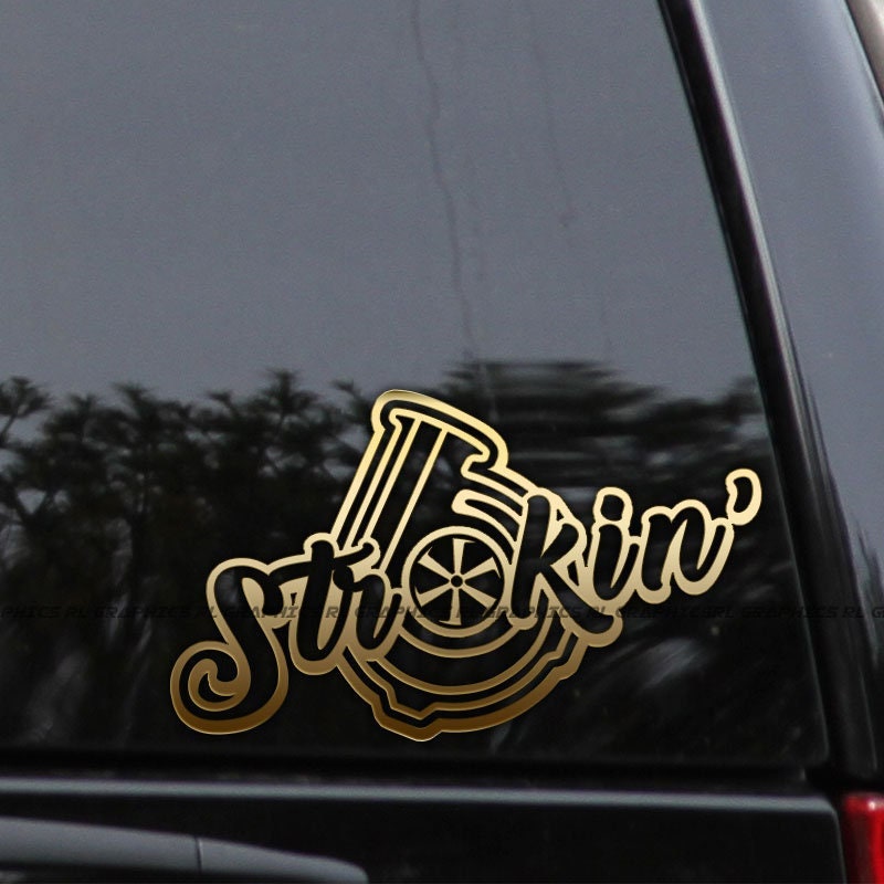 Turbo Strokin Diesel Decal Sticker Car Truck 4x4 Rollin Coal - Etsy