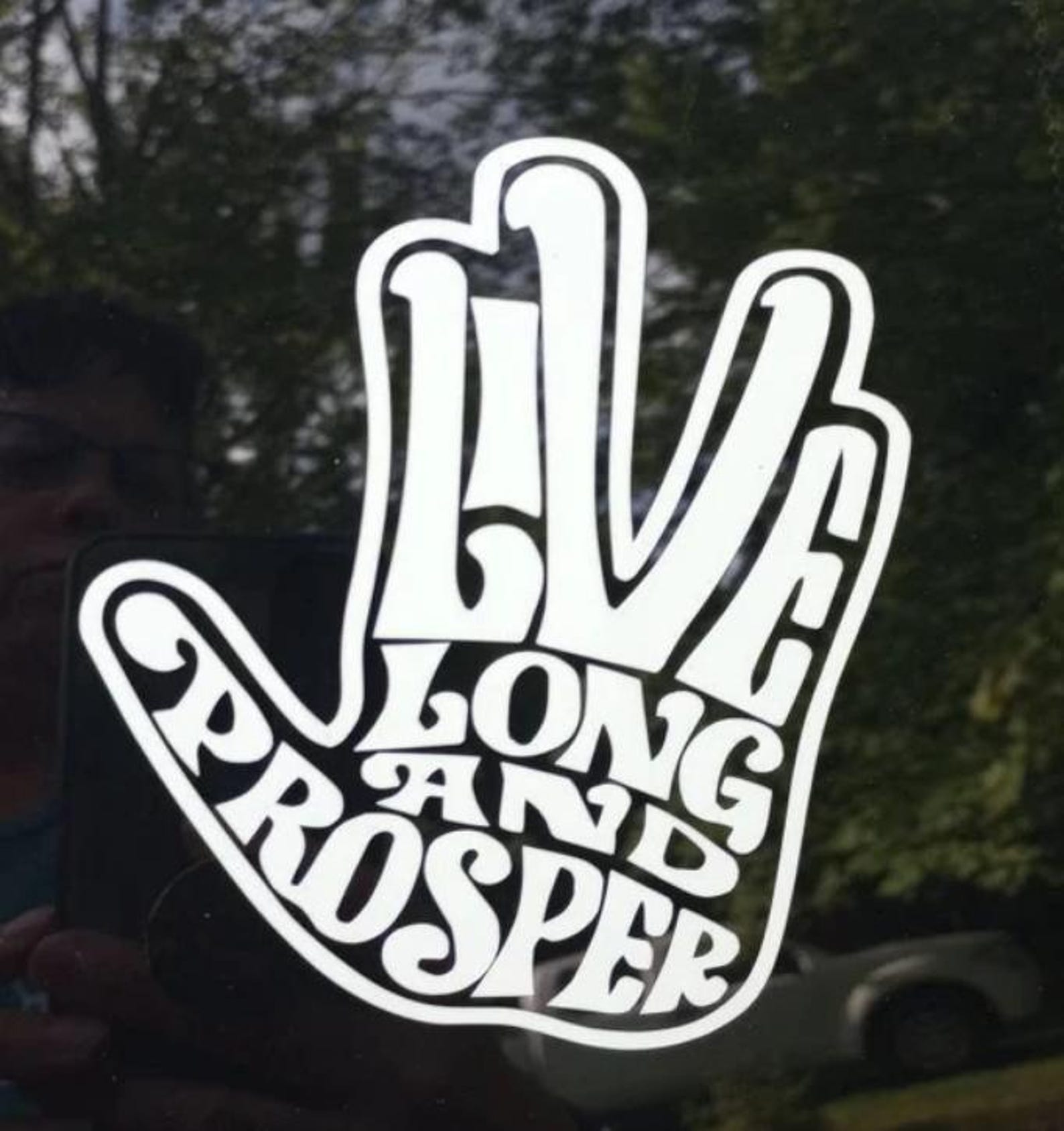 Star Trek Spock Hand Decal Sticker Live Long and Prosper Vulcan Car ...