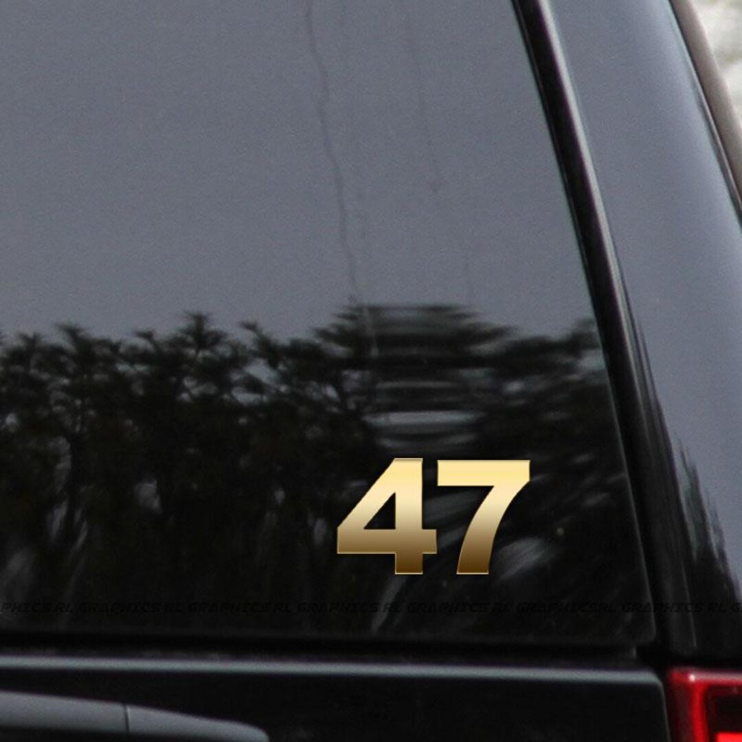47 Decal Sticker X2 47th President Trump Car Truck Window Bumper - Etsy