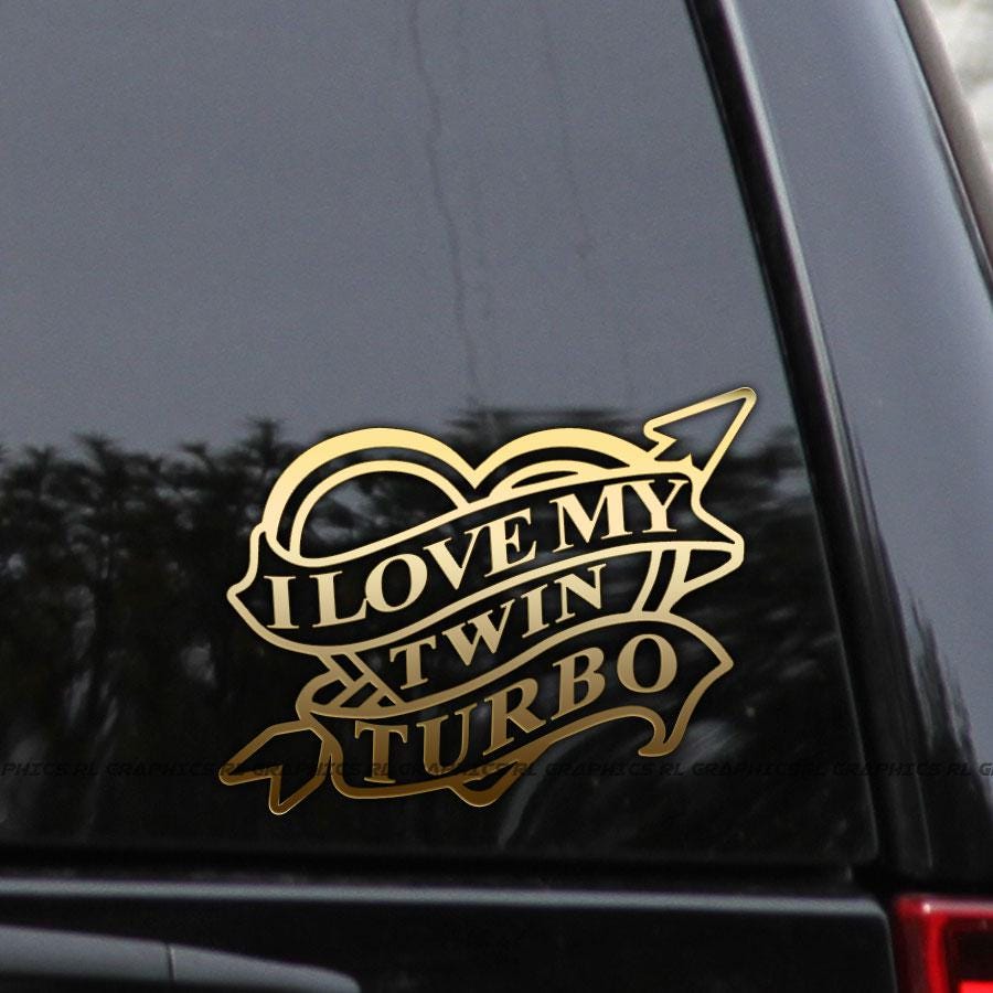 I Love My Golf V XL 1308 (Verde) // Adesivo OEM JDM Style Vinyl Transfer