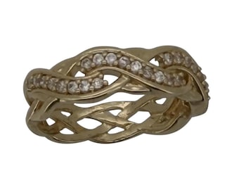 14k Diamonds Ring, FREE SIZING.