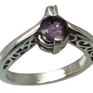 14k Purple Spinel Ring, Free Sizing