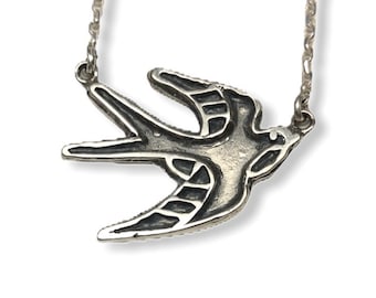 Swallow .925 Silver Necklace