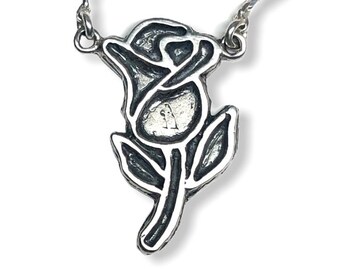 Rose .925 Silver Necklace