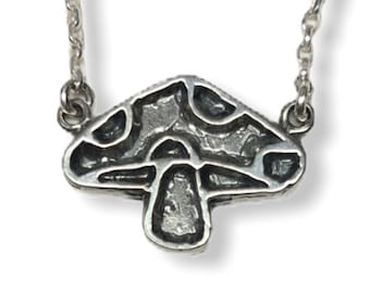 Mushroom   .925 Silver Necklace