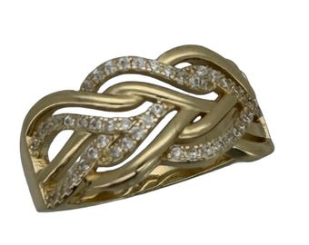 14k Diamonds Ring, FREE SIZING.