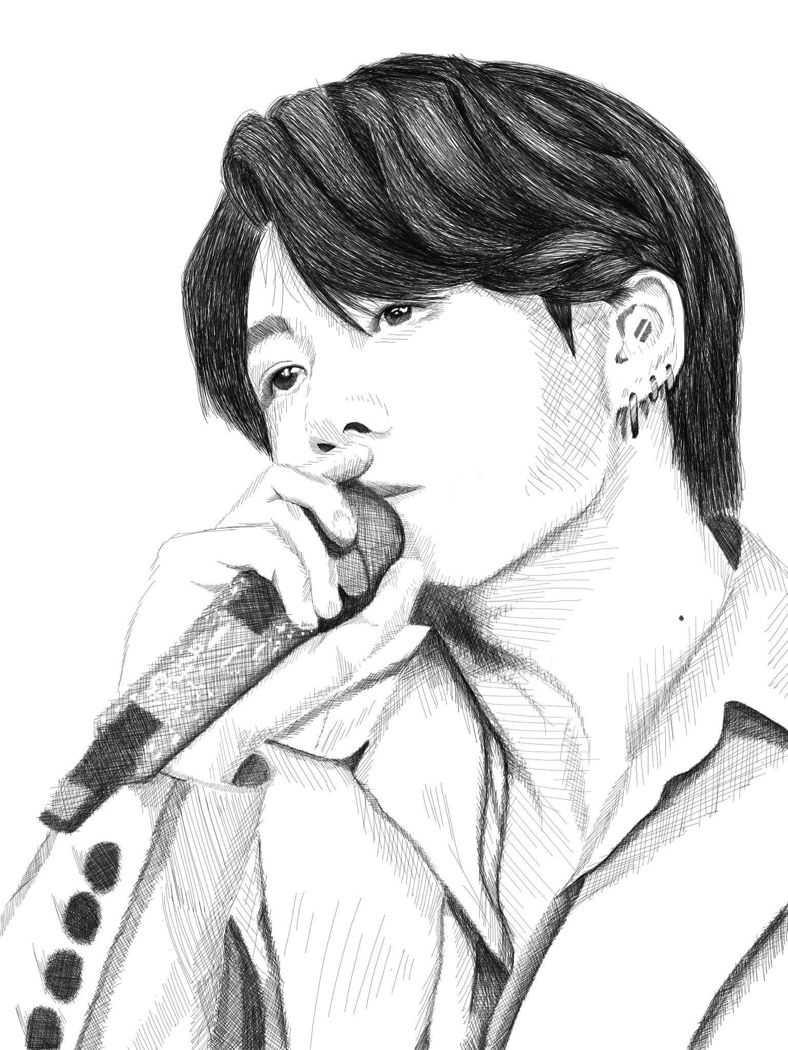 BTS Jeon Jungkook Poster Print Instant Digital Download | Etsy