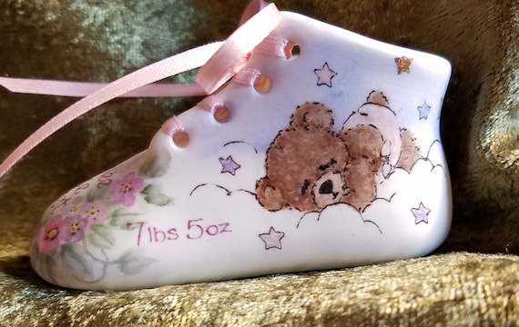 baby keepsakes porcelain shoe