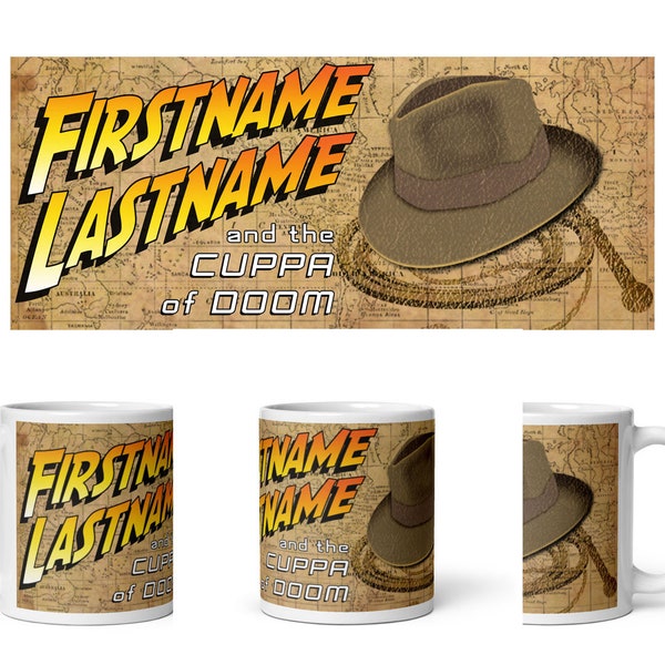 Personalized - Indiana Jones - Raiders of the Lost Ark inspired - 11oz Mug