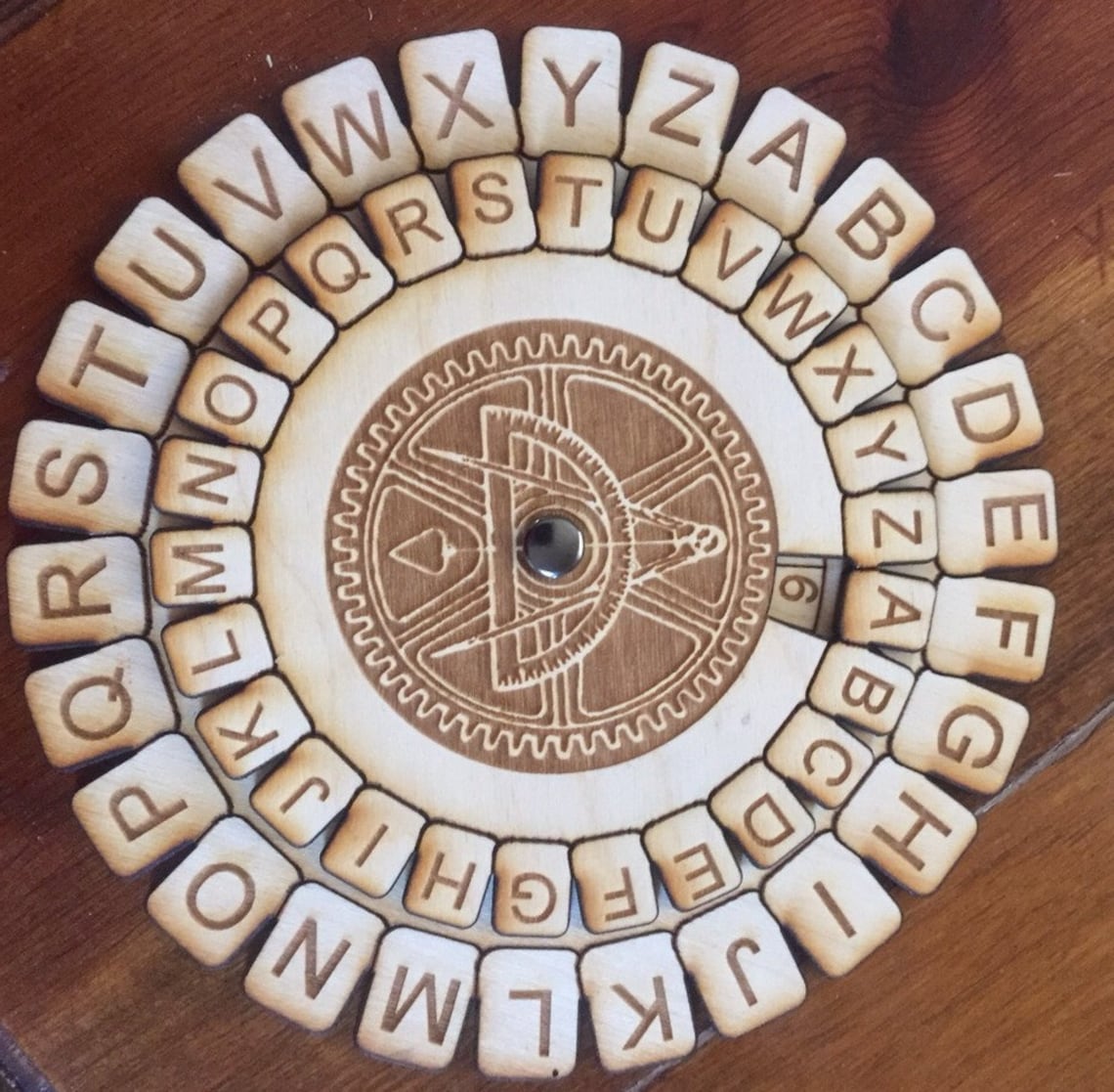 6 Inch Wooden Secret Decoder FREE SHIPPING - Etsy