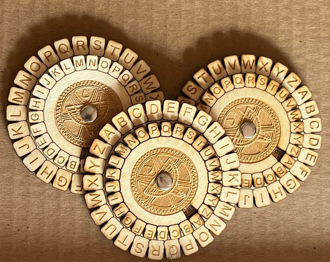 Wooden Multi-layered Secret Decoder - Free Shipping - Etsy