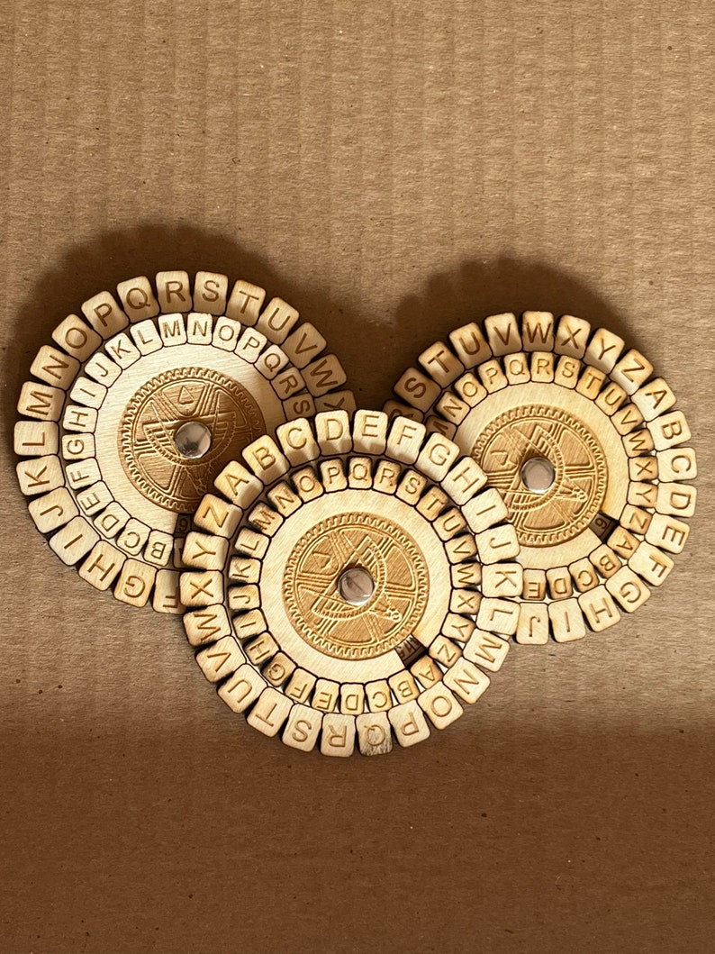 Wooden Multi-layered Secret Decoder Free Shipping - Etsy