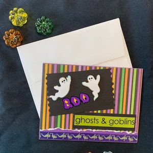 Cartão feito à mão Ghosts & Goblins
