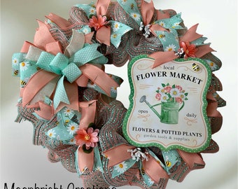 Flower Market Wreath