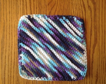 Lavette au crochet en diagonale - Moondance