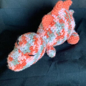 Crochet Stuffed Dinosaur - Bo Peep