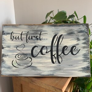 But first . . . Coffee T&G Knotty Pine Sign
