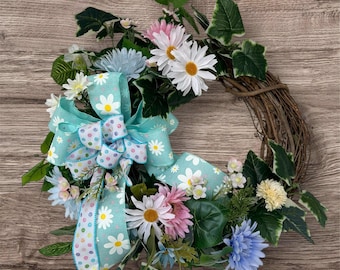 Couronne de vigne printanière