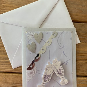 Um brinde - Cartão em branco Casamento/Aniversário