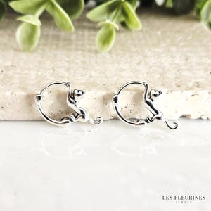 Orecchini A Perno Axolotl In Argento 925 - Gioielli A Forma Di Animale, Minimal E Originali, Regalo Per Ragazze