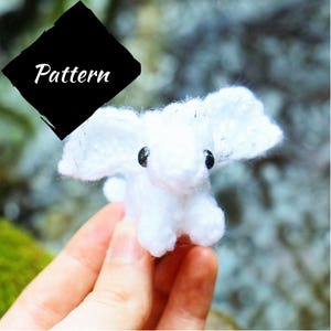 PATTERN - Amigurumi Mini Pegasus Plush Crochet Pattern - Amigurumi Pegasus - Pegasus Amigurumi Pattern - Crochet Pegasus - Amigurumi Pegasus