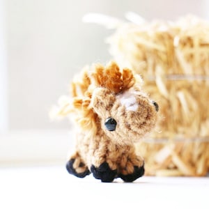 Amigurumi Mini Horse Pattern Crochet horse pattern mini horse pattern crochet horse crochet pattern amigurumi horse pattern horse image 2