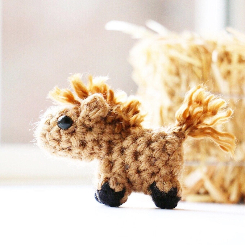 Amigurumi Mini Horse Pattern Crochet horse pattern mini horse pattern crochet horse crochet pattern amigurumi horse pattern horse image 3