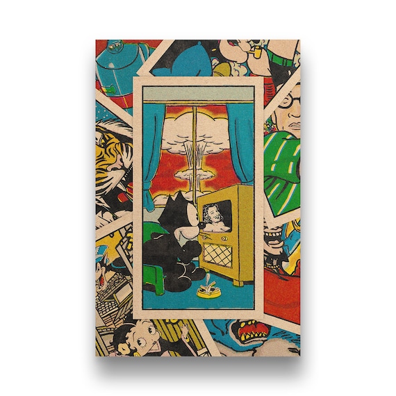 Felix the Cat & the Bomb a Japanese Japan Menko Card Game