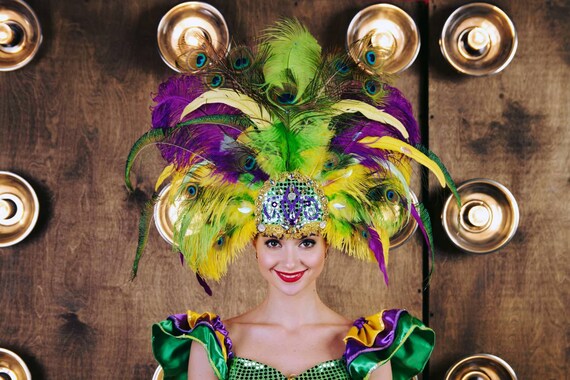 Brazilian Carnival Feathers Headpiece 