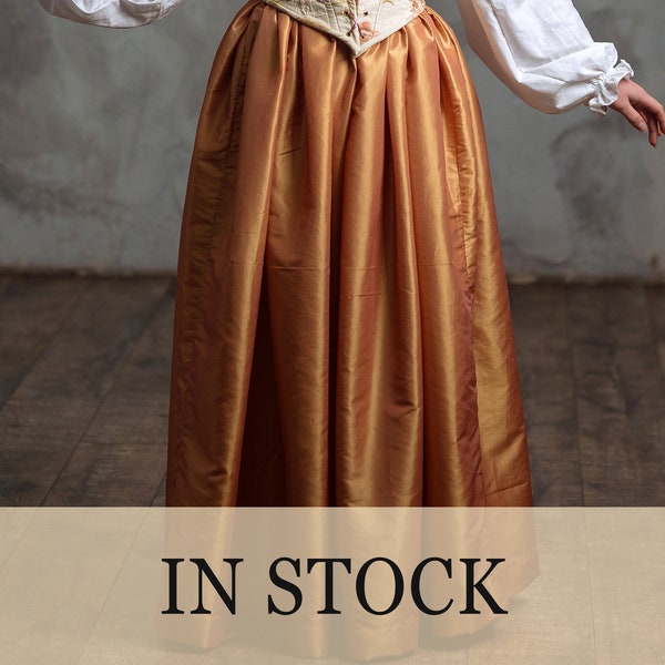 Historical costume skirt. Fairy costume adult for a Renaissance fair. Skirt for Renaissance gown. Rococo dress skirt