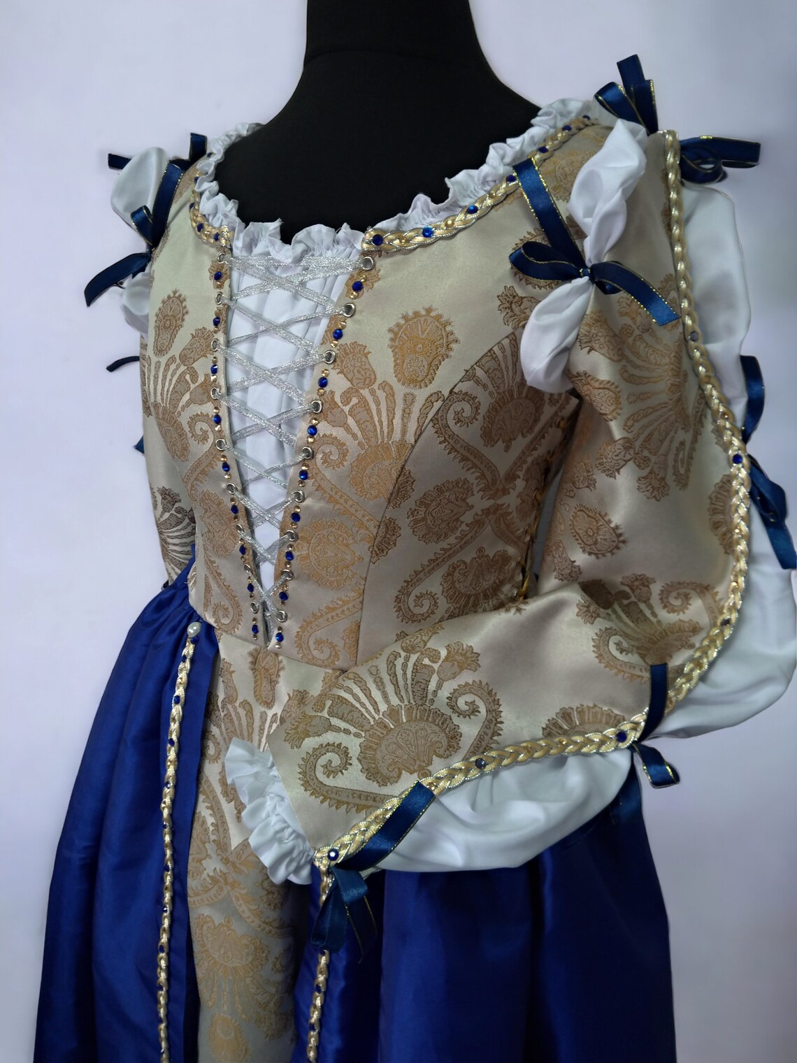 Elegant Renaissance Princess Gown - Medieval Costume for Historical ...
