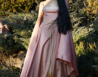 Elven Dress With Train. Wedding Elven 