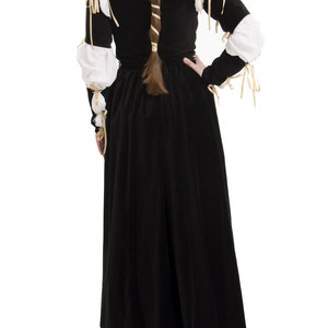 Borgia Renaissance gown Italian fashion. Medieval velvet dress. 15th-century women dress Lucrezia Borgia style ONLY TO ORDER image 3