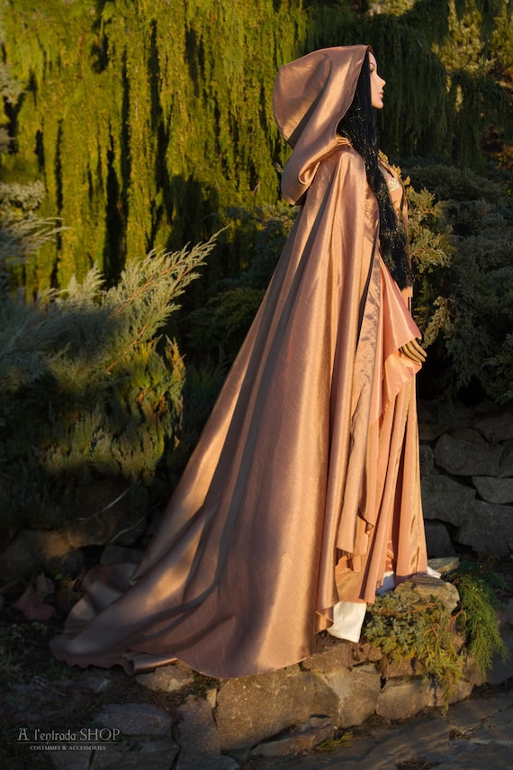 Fantasy Cape Gold Costume Accessories Female Fantasy Cape Gold Costume Accessories Female