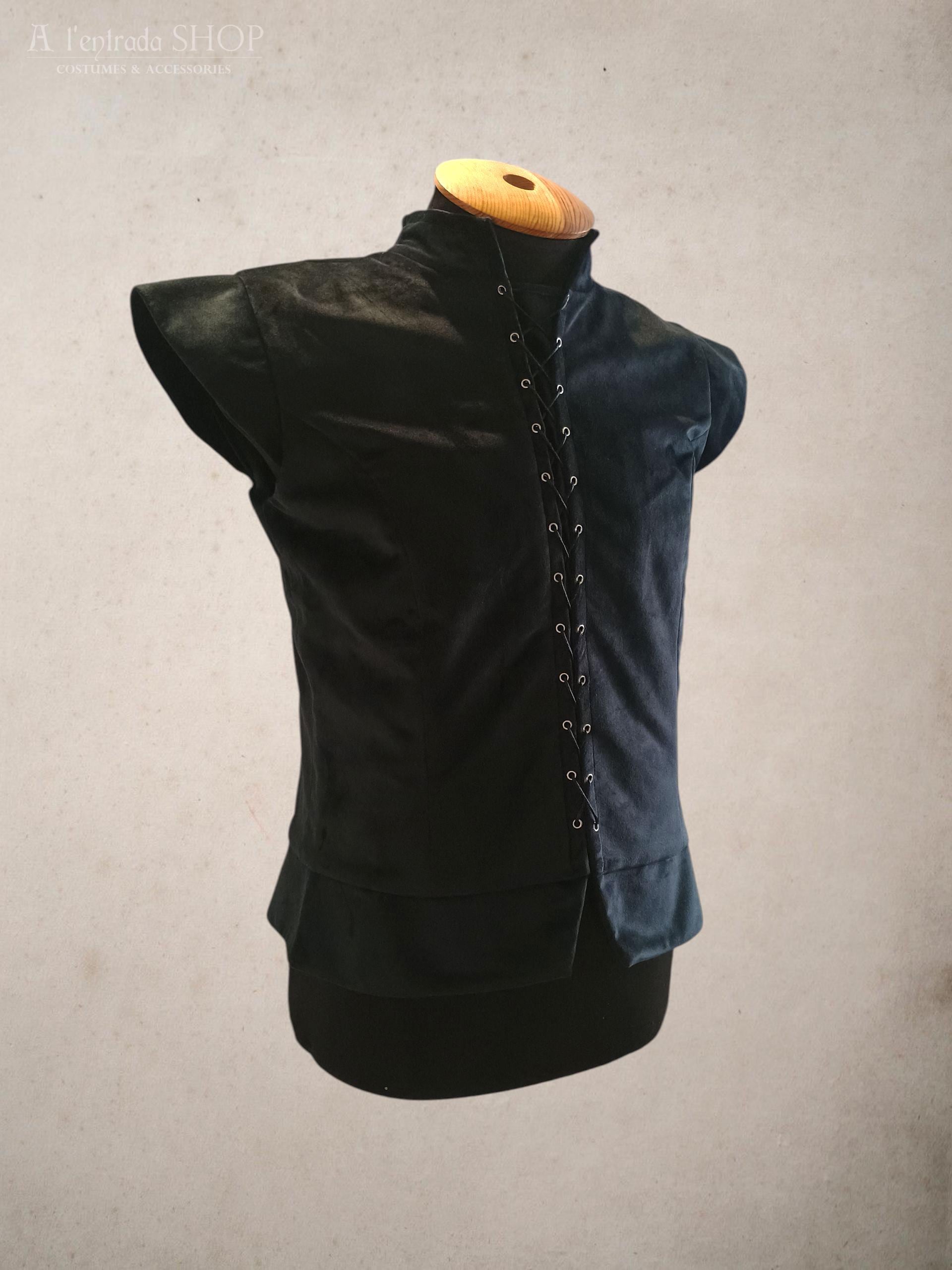 Black Velvet Doublet - Etsy Ireland