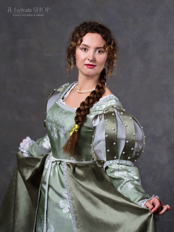 Medieval Gown Late 15th Century Dress Renaissance Fair Dress Etsy