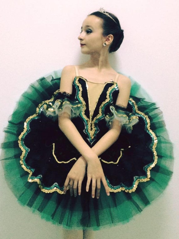 Emerald Professional Platter Tutu, Professional Ballet Tutu
