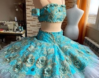 Odalisque Variation Original Design, La Corsaire, Professional Tutu, Classical Dance, Hand Made, For all International Ballet Competitions.
