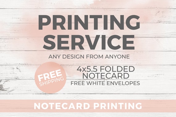 Note Card Printing