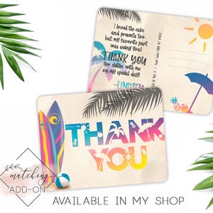 Summer Bash Invitation - Summer Birthday Party - Hello Summer Beach Party - Any Age image 5
