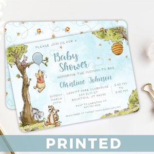 Invito per baby shower Winnie-the-pooh Classico Baby Shower Winnie-the-pooh Inviti per baby shower Winnie-the-pooh Invito per baby shower Winnie-the-pooh