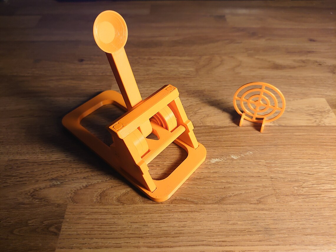 3D Printed Catapult Card Etsy