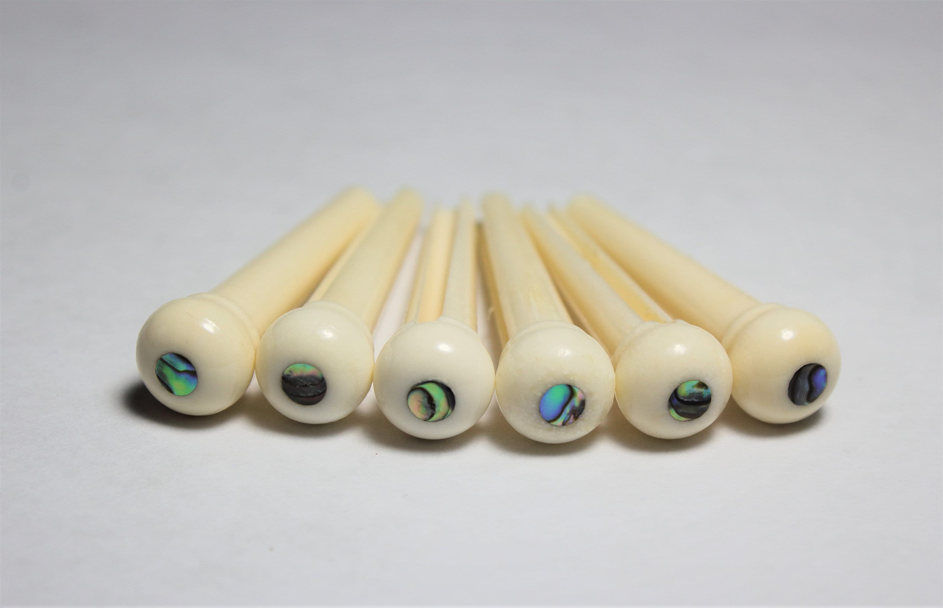 1 Set of 6 Bleached Bone Bridge Pins 5 Degree Tapered Etsy