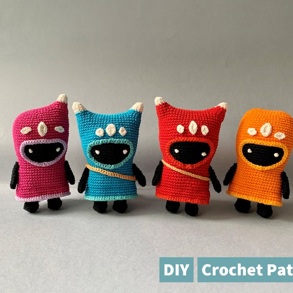 Colorful scouts Crochet pattern Amigurumi pattern tutorial