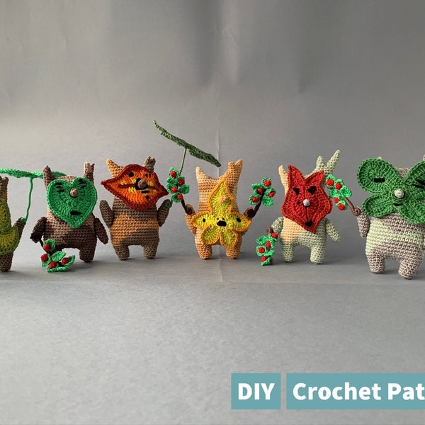 Colorful Spirits Crochet Pattern Amigurumi Pattern Tutorial PDF